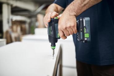 Festool Akku-Bohrschrauber T 18+3 Basic + Gratis 4,0 Ah Akku Nr. 577051 !!Nur solange der Vorrat reicht!!